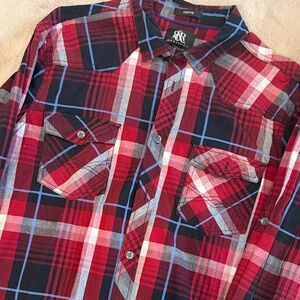Rock & Republic Multicolor Plaid Shirt